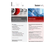 Tablet Screenshot of basenet.ch